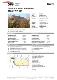 Solar Collector Factsheet Hoval WK 251 - Institut fÃƒÂ¼r Solartechnik