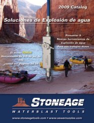 Soluciones de ExplosiÃ³n de agua - StoneAge Inc