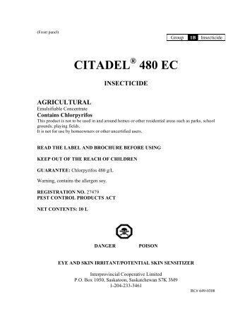 Citadel Label - Interprovincial Cooperative Limited (IPCO)