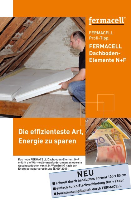 Dachboden-Element N+F - Fermacell