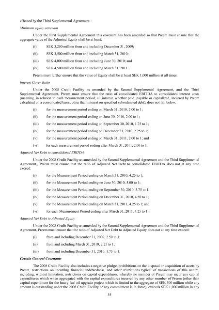 CORRAL PETROLEUM HOLDINGS AB (PUBL) - Preem