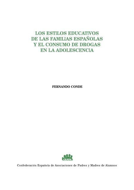 Estilos educativos - Plan Nacional sobre drogas