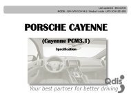 Cayenne PCM3.1 - QDIS