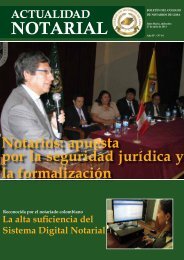 NOTARIAL - Colegio de Notarios de Lima