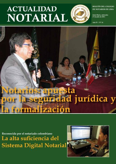 NOTARIAL - Colegio de Notarios de Lima