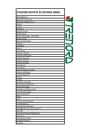 INDICE DELLE CONDIZIONI GENERALI DI TRASPORTO ... - Trenord