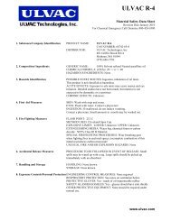 msds ulvac r-4 - ULVAC Technologies