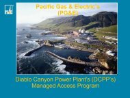 Sally Krenn - PG& E Diablo Canyon