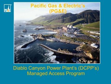 Sally Krenn - PG& E Diablo Canyon