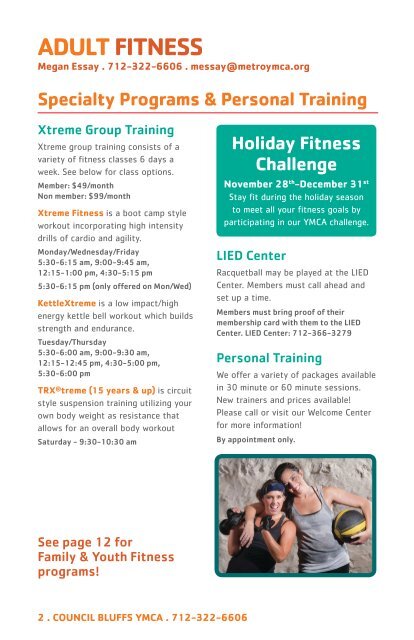 FITNESS AND FUN - Council Bluffs YMCA