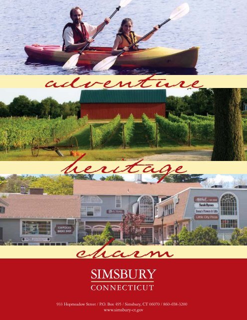 Simsbury Annual Report 2007 - 2008 - Town of Simsbury