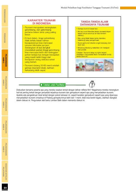 Modul Pelatihan bagi Fasilitator Tanggap Tsunami (FaTmi) - GITEWS