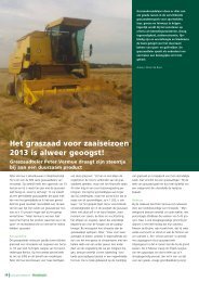 Het graszaad voor zaaiseizoen 2013 is alweer geoogst! - Innoseeds