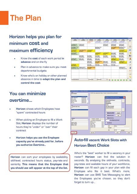 Rota Horizon Brochure - Thinking Software