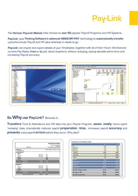 Rota Horizon Brochure - Thinking Software