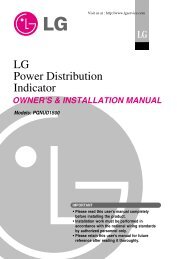 LG Power Distribution Indicator