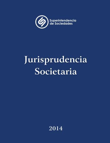 Libro Jurisprudencia societaria