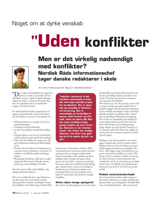 Klik her for at Ã¥bne blad som PDF-fil. - Foreningen Norden