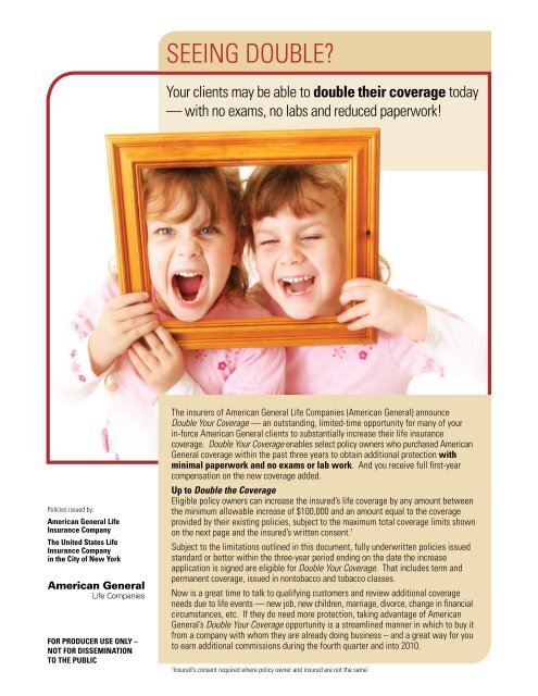 Double Your Coverage - Marketing Index File