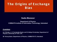 The origin of exchange Bias