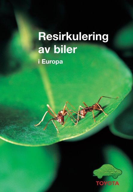 Resirkulering av biler - Toyota