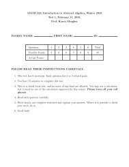 Math 101 - University of Regina