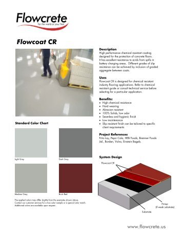 Flowcoat CR - Industrial Epoxy Flooring for Concrete Industrial Floors