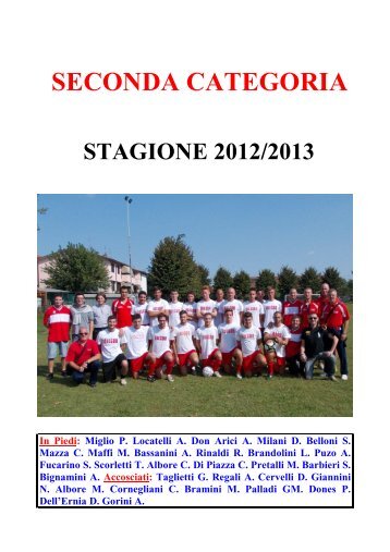 04-CAMPIONATO 2012 2013 - Fulgor Lodivecchio