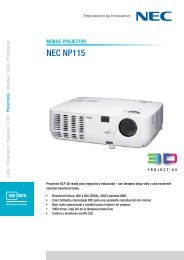 NEC NP115 - Pro Music