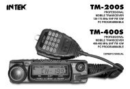 USER MANUAL TM SERIES - Intek