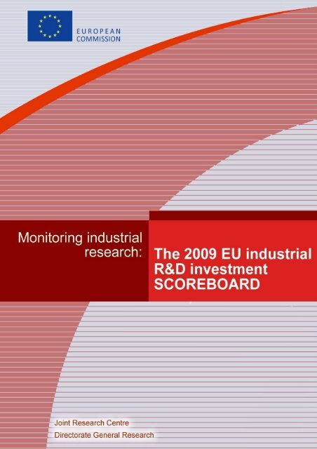 The 2009 EU Industrial R&D Investment Scoreboard - IRI - Europa