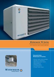 Winterwarm TR Series - Warmco Industrial Heating Solutions
