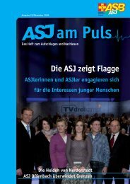 ASJ am Puls (.pdf) - Arbeiter-Samariter-Jugend Deutschland