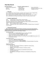 Shai Ben-David - Technion