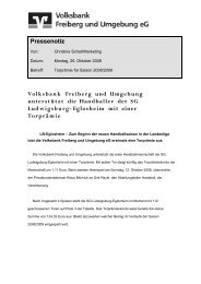 Aktuelles Fax - bei der SG Ludwigsburg/Eglosheim