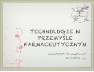 Technologie w przemyÅle farmaceutycznym - 2010 - PoznaÅ