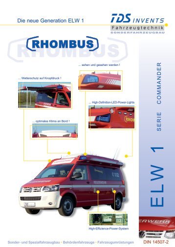 ELW 1 - rHomBUS - TDS Invents Fahrzeugtechnik