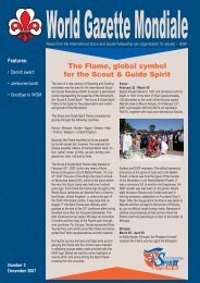 The Flame, global symbol for the Scout & Guide Spirit - Masci