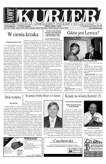 (November) 2004r. No 21 - Nowy Kurier