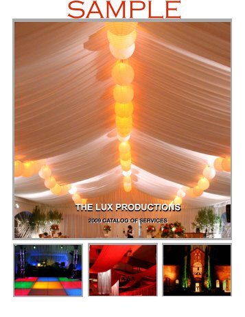 Sample Lux Catalog - The Lux Productions