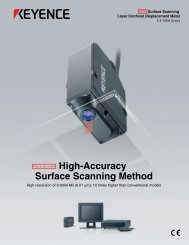 Keyence LT-9000 series high accuracy surface scanning laser