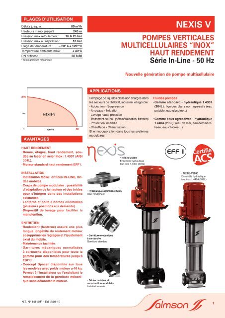 NEXIS-V NT FR 50Hz - Sie