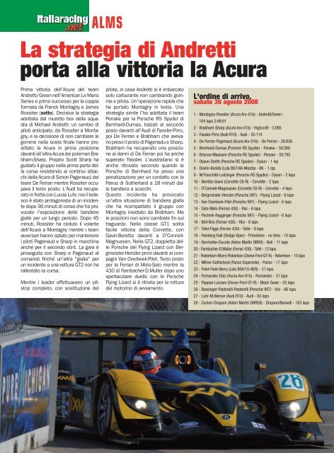 Valentino Rossi 68 vittorie SÃ©bastien Loeb 44 vittorie - Italiaracing