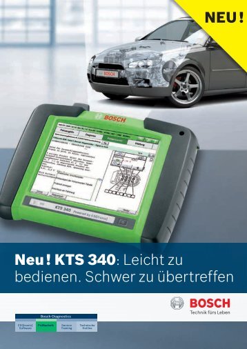 KTS 340 - Bosch - Werkstattportal