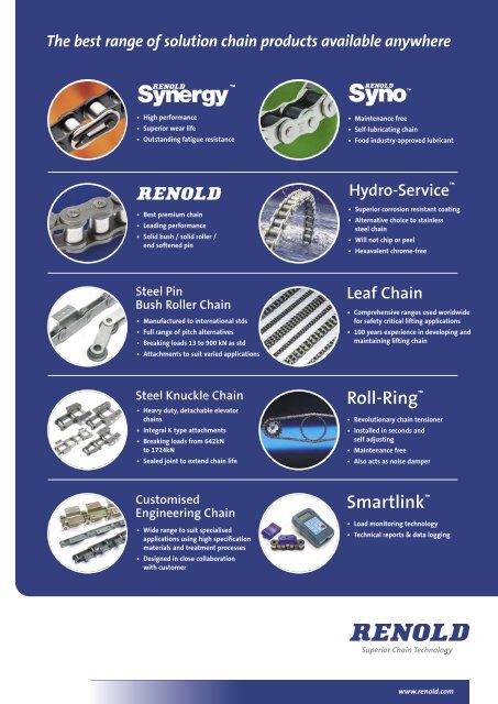 Download brochure - Renold plc