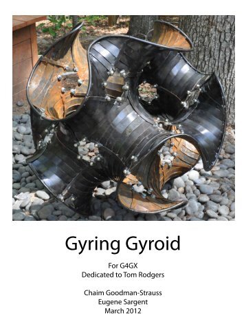 Gyring Gyroid - Alan Schoen geometry