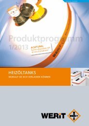 HeizÃ¶ltanks - Werit Kunststoffwerke W. Schneider GmbH & Co. KG