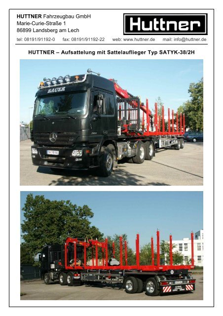 SATYK-34/2H - Huttner Fahrzeugbau GmbH