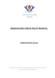 Designated Check Pilot Manual - Civil Aviation Authority of Sri Lanka