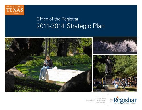 strategic plan pdf - Office of the Registrar - The University of Texas at ...